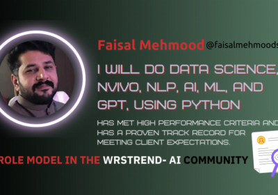 Faisal's contributions are invaluable: I-will-do-data-science-nvivo-nlp-ai-ml-and-gpt-using-python
