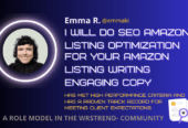 I will do SEO amazon listing optimization for your amazon listing writing engaging copy Emma R: The Powerhouse of Digital Marketing