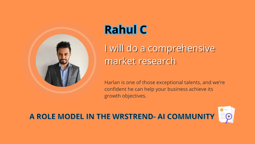 Market Research & Strategy Consulting by Rahul C
